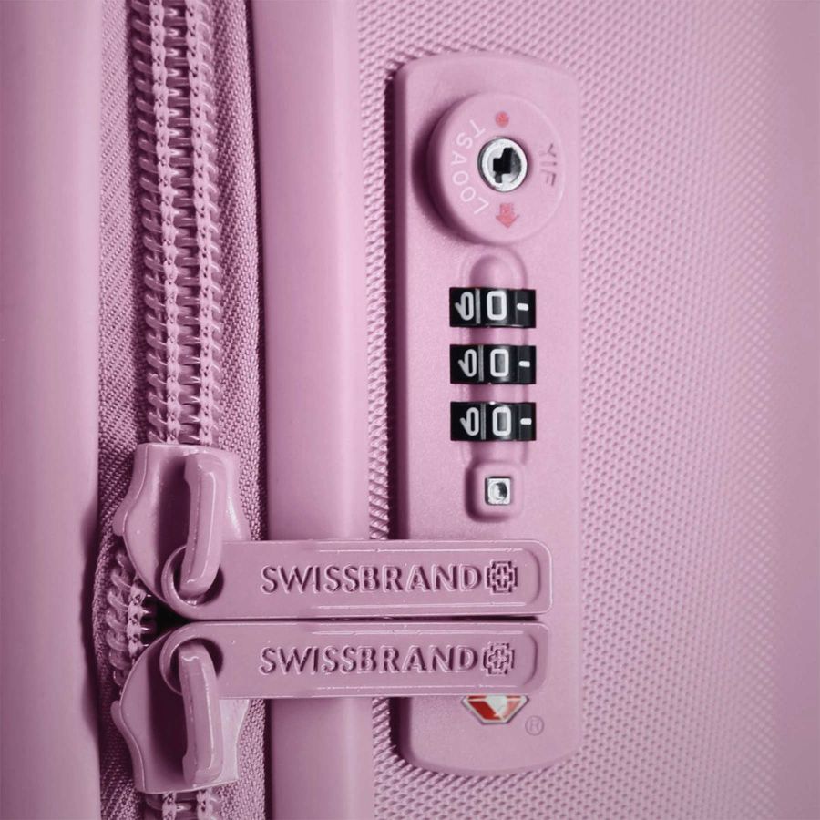 Чемодан малый под ручную кладь Swissbrand Berlin (S) поликарбонат Violet (SWB_LHBER705S)