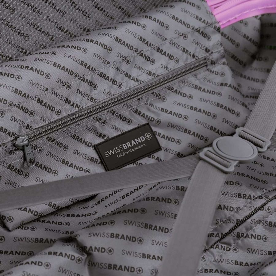 Чемодан малый под ручную кладь Swissbrand Berlin (S) поликарбонат Violet (SWB_LHBER705S)