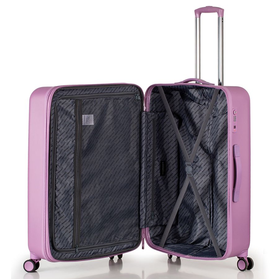 Чемодан большой Swissbrand Berlin (L) поликарбонат Violet (SWB_LHBER705L)