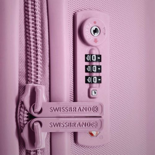 Чемодан большой Swissbrand Berlin (L) поликарбонат Violet (SWB_LHBER705L)