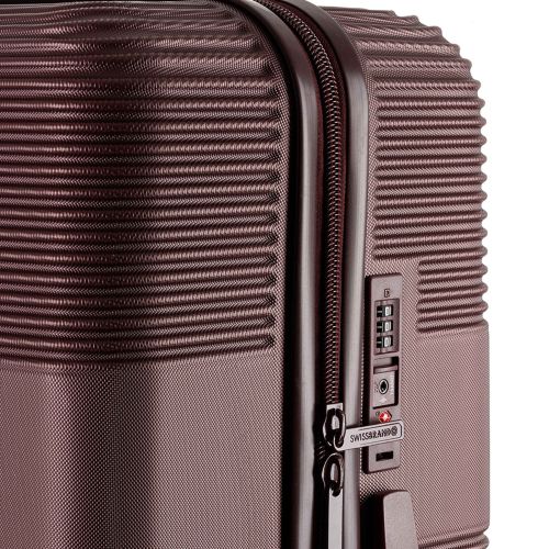 Чемодан большой Swissbrand Cairo (L) ABS-Plastic Cherry (SWB_LHCAI206L)