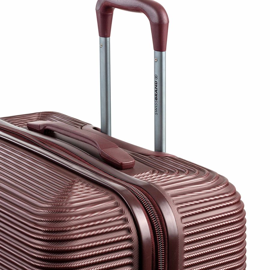 Чемодан большой Swissbrand Cairo (L) ABS-Plastic Cherry (SWB_LHCAI206L)