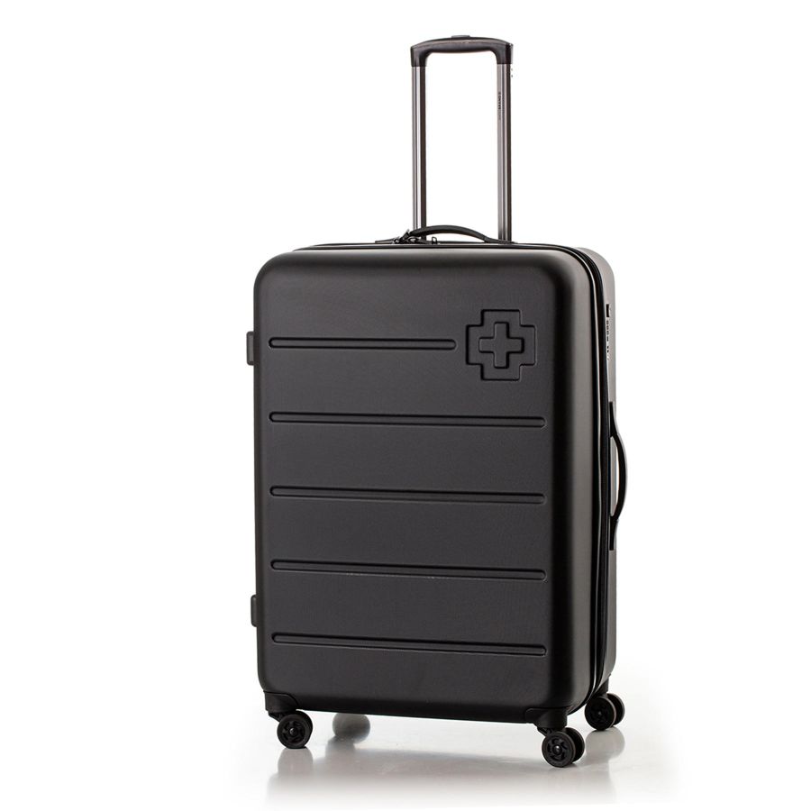 Чемодан средний Swissbrand Berlin (M) поликарбонат Black (SWB_LHBER001M)