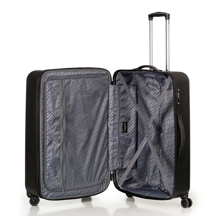 Чемодан средний Swissbrand Berlin (M) поликарбонат Black (SWB_LHBER001M)