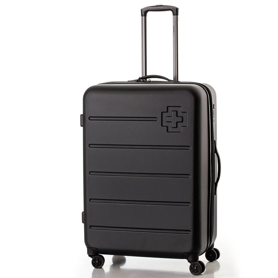 Чемодан большой Swissbrand Berlin (L) поликарбонат Black (SWB_LHBER001L)