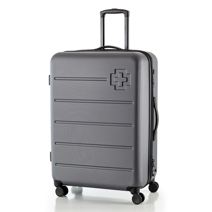 Чемодан средний Swissbrand Berlin (M) поликарбонат Grey (SWB_LHBER801M)