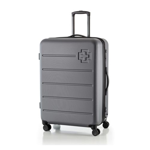 Чемодан малый под ручную кладь Swissbrand Berlin (S) поликарбонат Grey (SWB_LHBER801S)