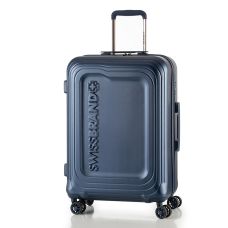Чемодан средний Swissbrand London (M) Polycarbonate/ABS-Plastic Navy (SWB_LHLON603M)