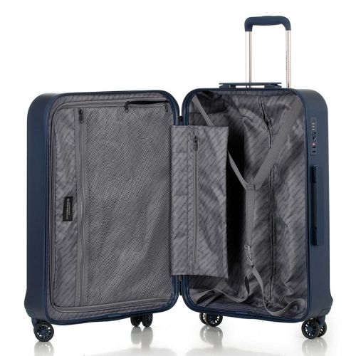 Чемодан средний Swissbrand London (M) Polycarbonate/ABS-Plastic Navy (SWB_LHLON603M)