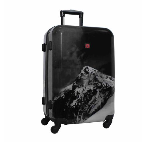 Чемодан маленький под ручную кладь Swissbrand Verbier (S) ABS-пластик Black (SWB_LHVER001S)
