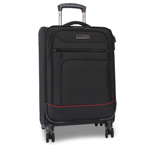 Чемодан большой Swissbrand Alford (L) Polyester Black (SWB_LBALF001L)
