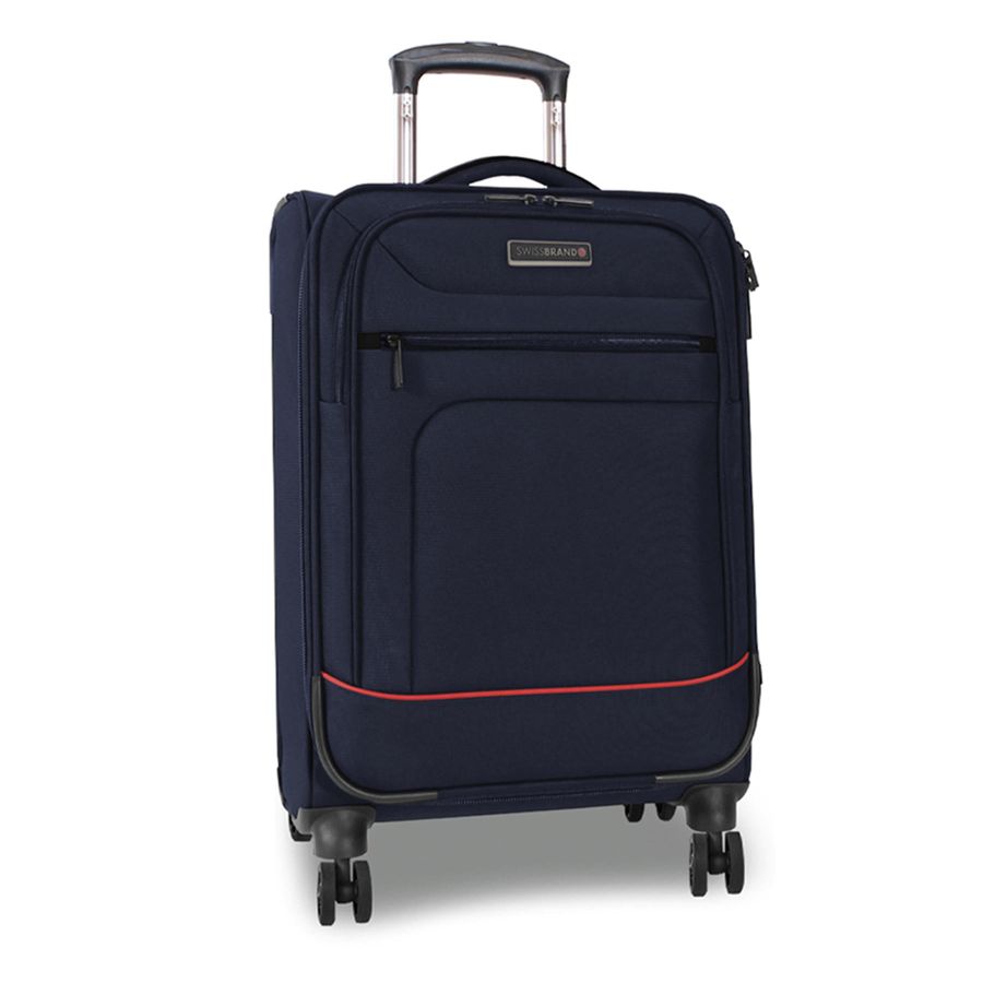 Чемодан средний Swissbrand Alford (M) Polyester Navy (SWB_LBALF603M)