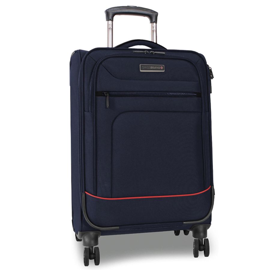 Чемодан большой Swissbrand Alford (L) Polyester Navy (SWB_LBALF603L)