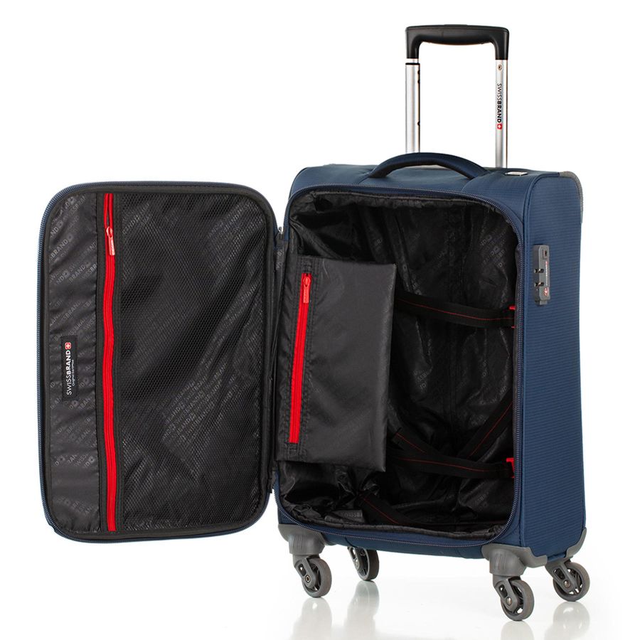 Чемодан Swissbrand Silkeborg (S) Navy (SWB_LLSIL940S)