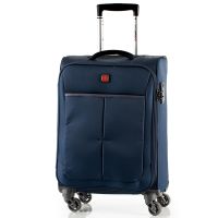 Чемодан большой Swissbrand Silkeborg (L) Polyester 500D Navy (SWB_LLSIL940L)