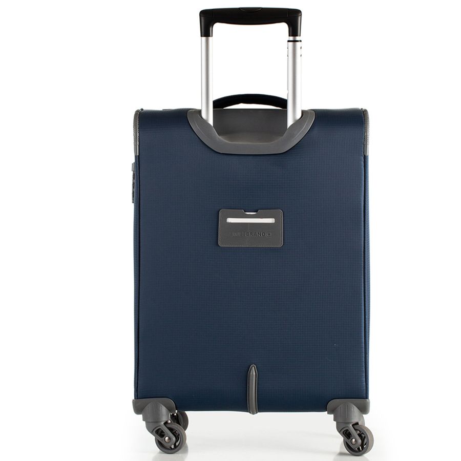 Чемодан большой Swissbrand Silkeborg (L) Polyester 500D Navy (SWB_LLSIL940L)