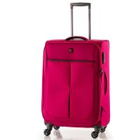 Чемодан большой Swissbrand Silkeborg (L) Polyester 500D Fuchsia/Light Grey (SWB_LLSIL941L)
