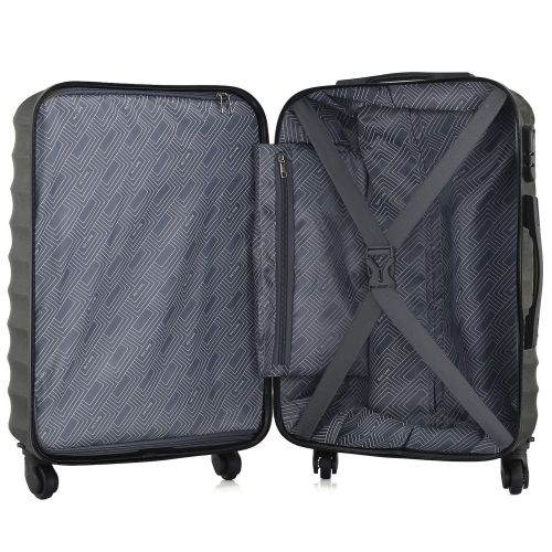 Чемодан Semi Line 22 (M) Black (T5576-3)