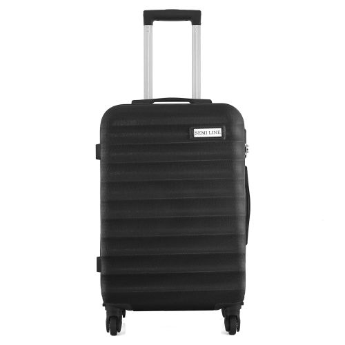 Чемодан Semi Line 22 (M) Black (T5576-3)