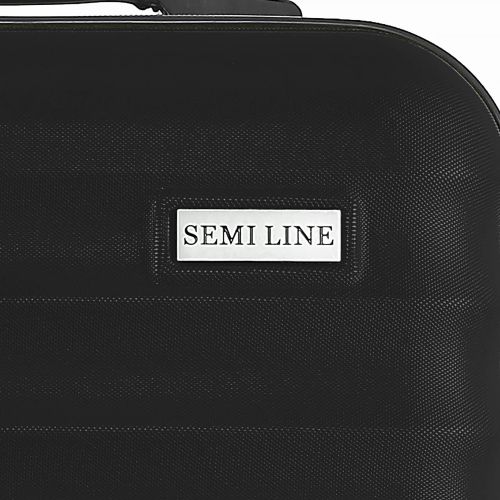 Чемодан Semi Line 22 (M) Black (T5576-3)