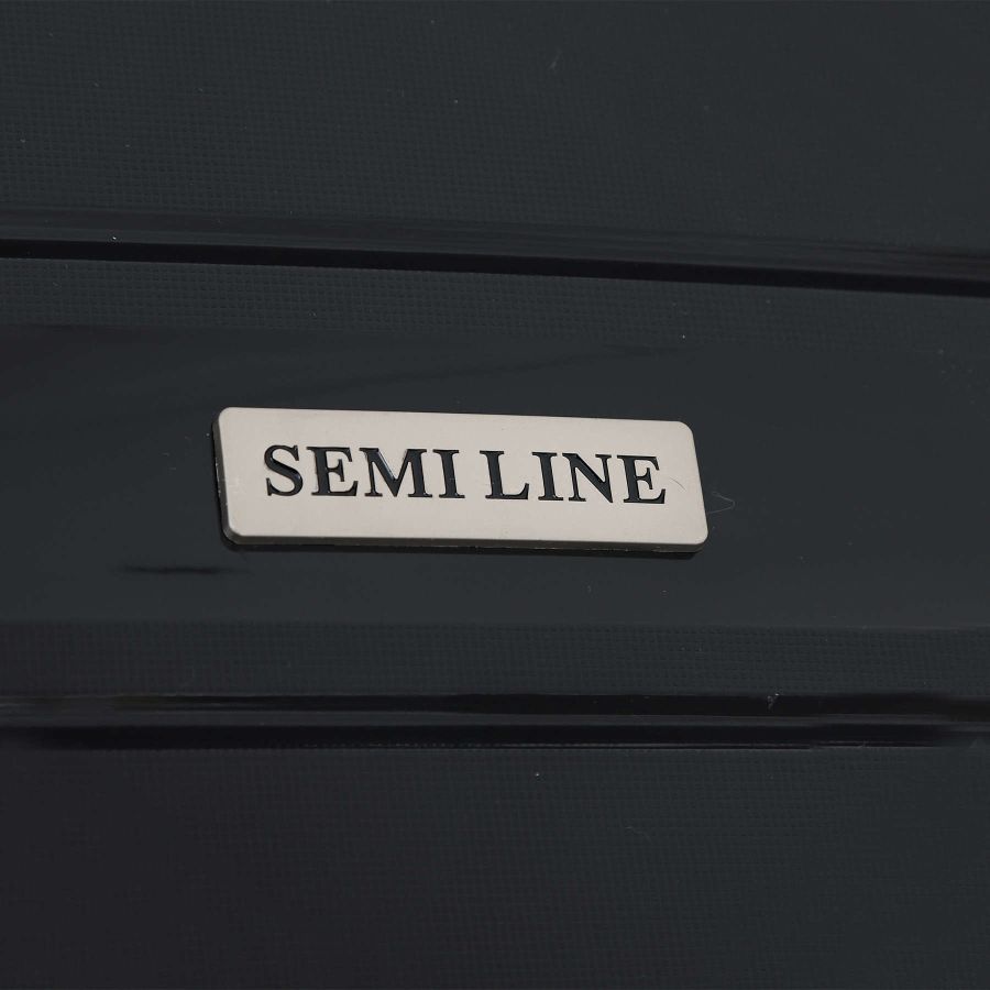 Чемодан маленький под ручную кладь Semi Line 20 (S) Полипропилен Black (T5618-1)