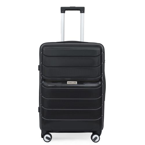 Чемодан средний Semi Line 26 дюймов (M) Polypropylene  Black (T5618-2)