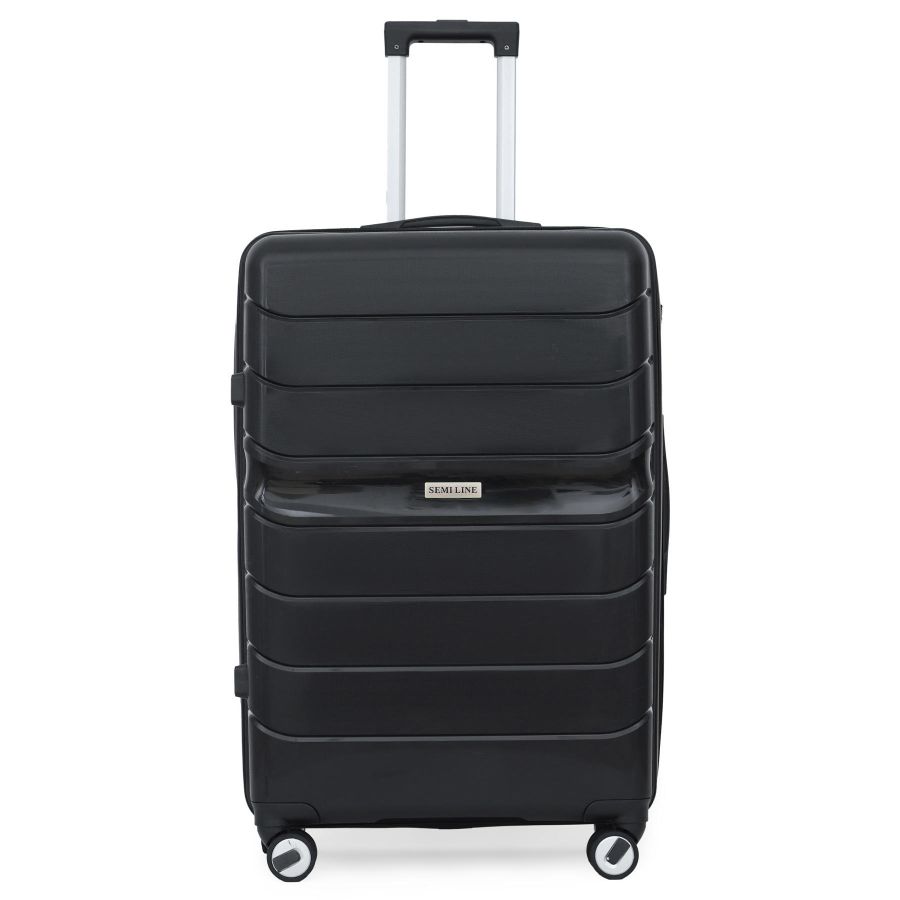 Чемодан большой Semi Line 30 (L) Polypropylene Black (T5618-3)