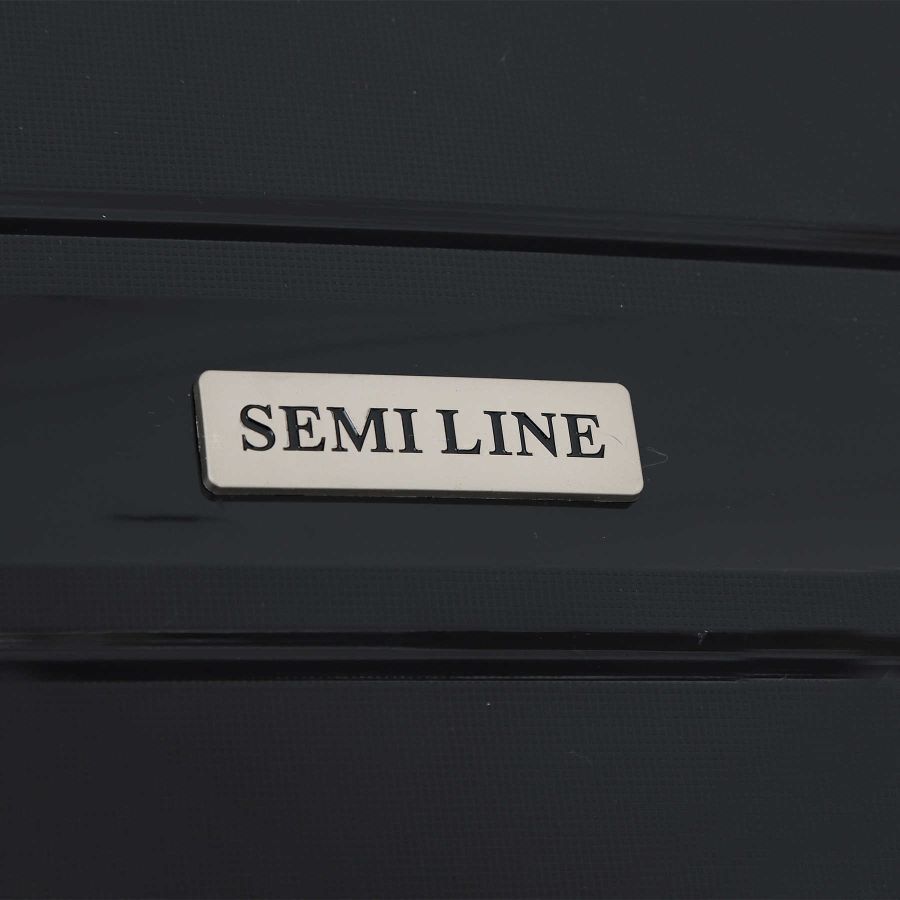 Чемодан большой Semi Line 30 (L) Polypropylene Black (T5618-3)