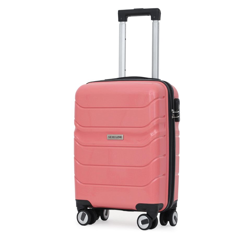 Чемодан маленький под ручную кладь Semi Line 20 (S) Polypropylene  Pink (T5615-1)