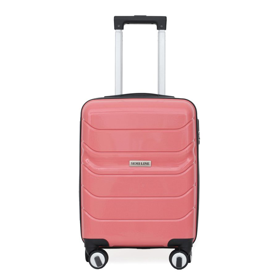 Чемодан маленький под ручную кладь Semi Line 20 (S) Polypropylene  Pink (T5615-1)