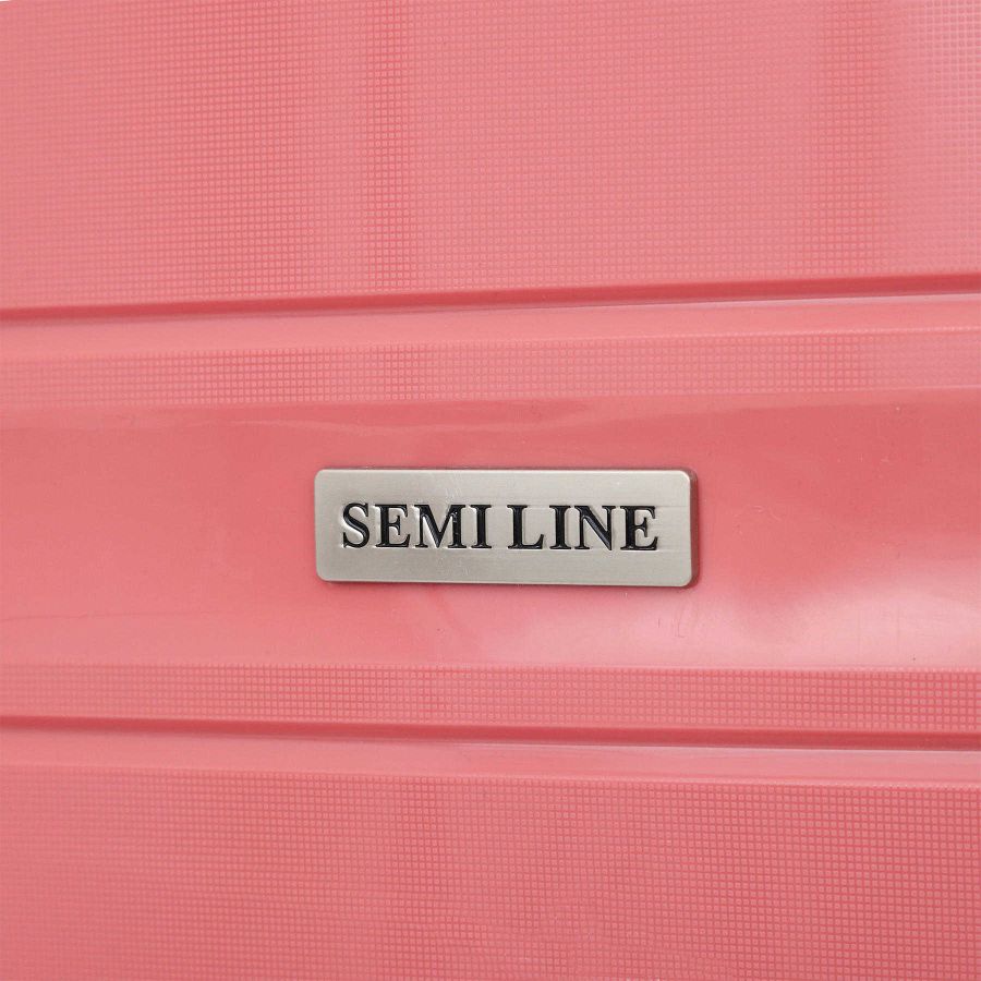 Чемодан маленький под ручную кладь Semi Line 20 (S) Polypropylene  Pink (T5615-1)