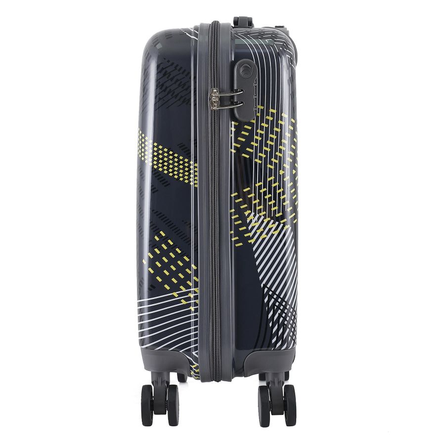Чемодан малый для ручной клади Semi Line 20 (S) Polycarbonate/ABS-Plastic Black Pattern (T5651-1)