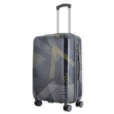 Чемодан средний Semi Line 24 дюйма (M) дюйма (M) Polycarbonate/ABS-Plastic Black Pattern (T5651-2)
