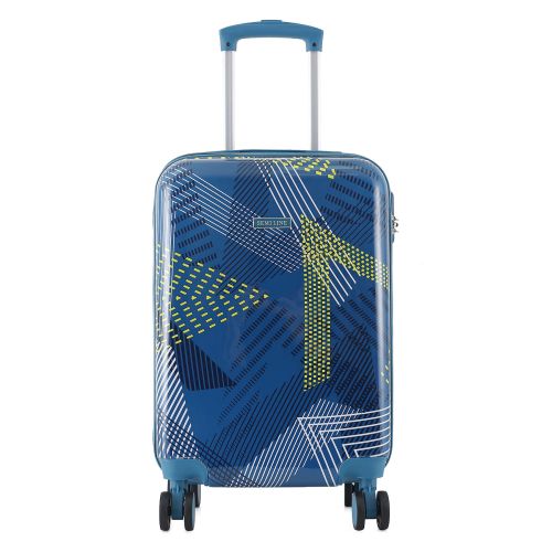 Чемодан маленький под ручную кладь Semi Line 20 (S) Polycarbonate/ABS-Plastic Blue Pattern (T5652-1)