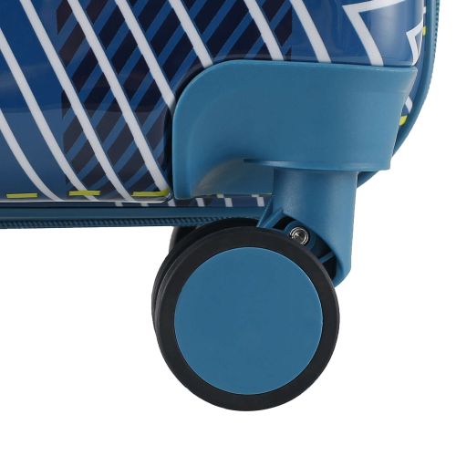 Чемодан маленький под ручную кладь Semi Line 20 (S) Polycarbonate/ABS-Plastic Blue Pattern (T5652-1)