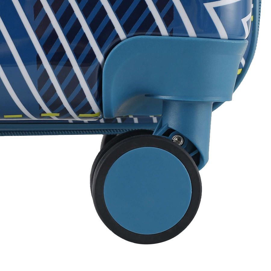 Чемодан маленький под ручную кладь Semi Line 20 (S) Polycarbonate/ABS-Plastic Blue Pattern (T5652-1)