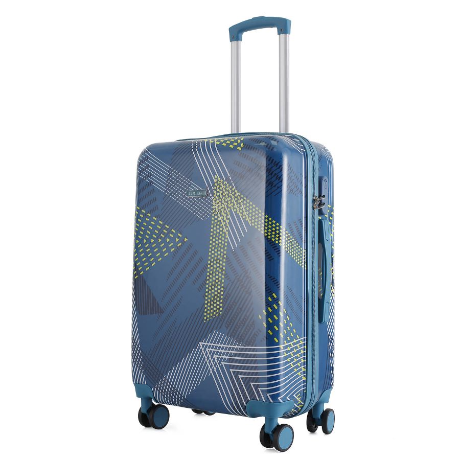 Чемодан средний Semi Line 24 дюйма (M) Polycarbonate/ABS-Plastic Blue Pattern (T5652-2)