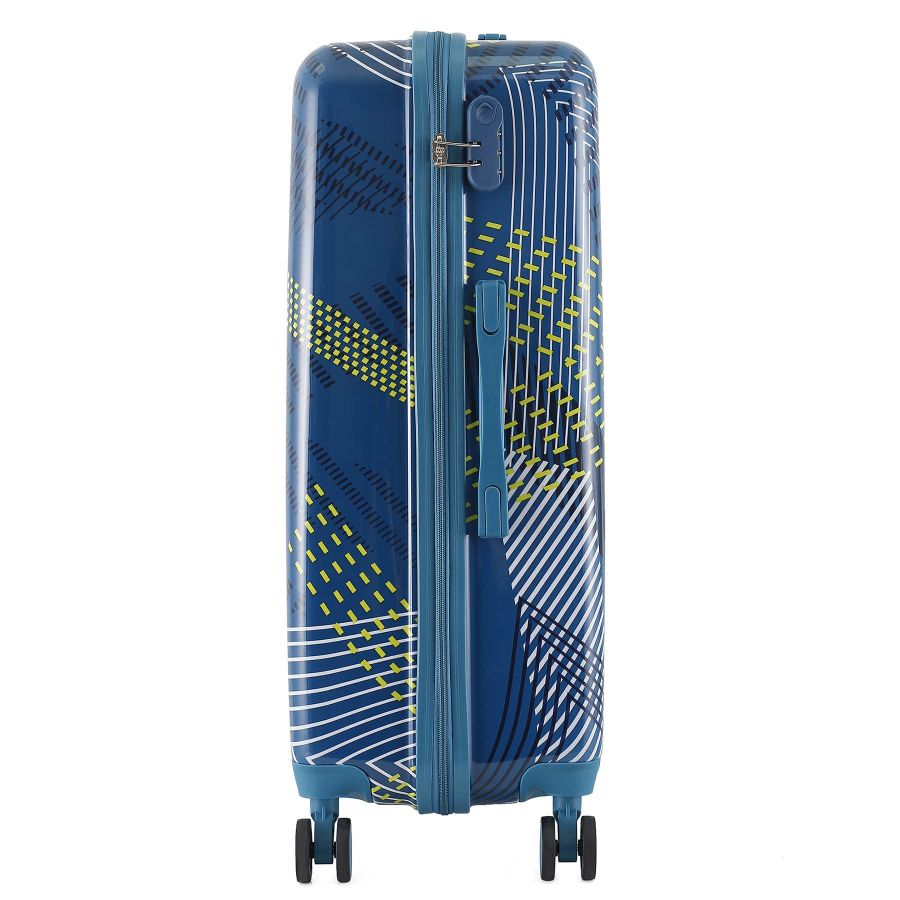Чемодан большой Semi Line 28 дюймов (L) Polycarbonate/ABS-Plastic Blue Pattern (T5652-3)