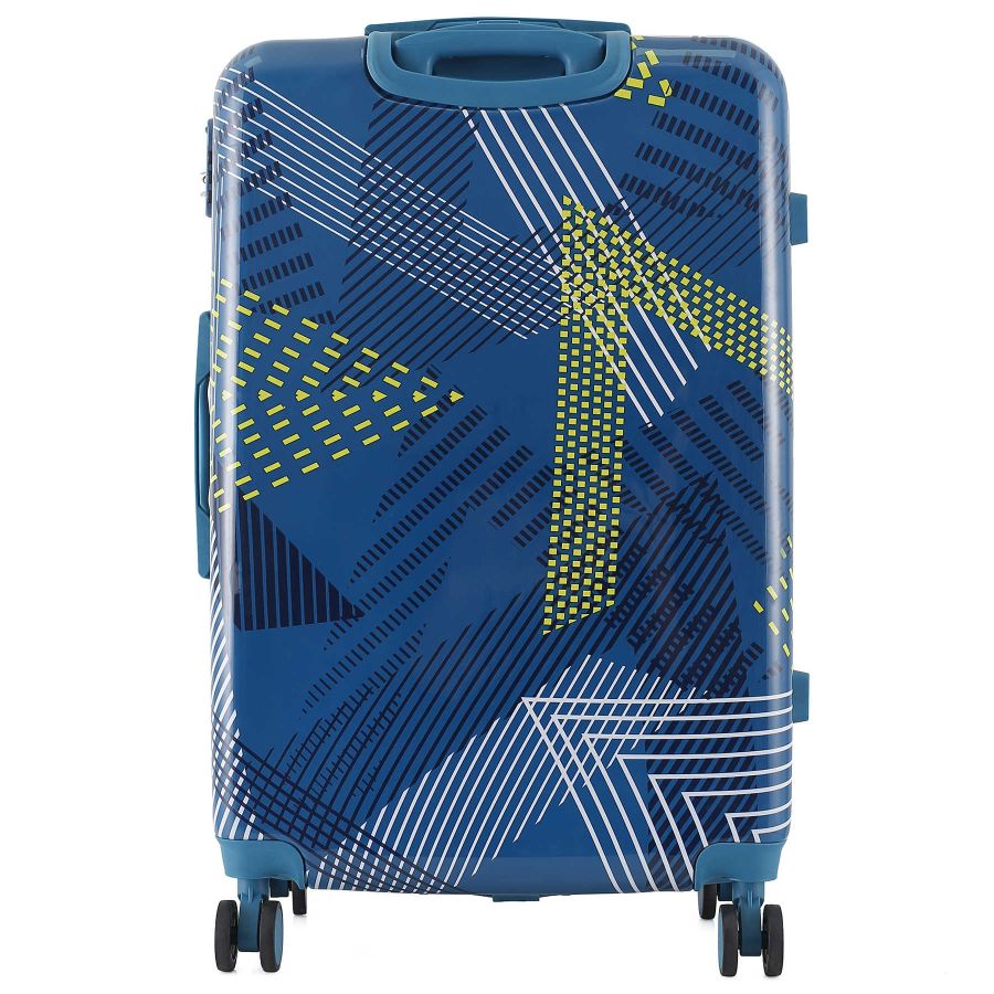 Чемодан большой Semi Line 28 дюймов (L) Polycarbonate/ABS-Plastic Blue Pattern (T5652-3)