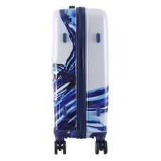 Чемодан Semi Line 24 дюйма (M) дюйма (M) White/Blue Print (T5653-2)