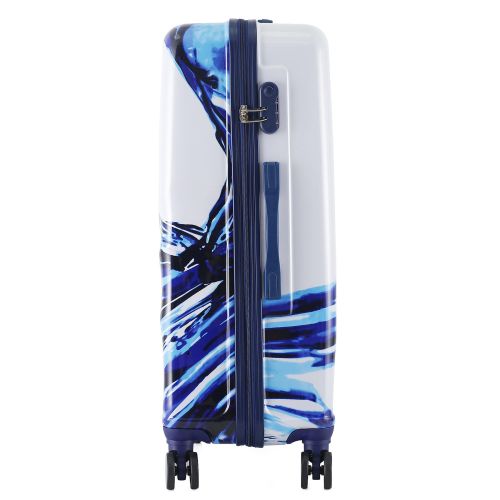 Чемодан большой Semi Line 28 дюймов (L) Polycarbonate/ABS-Plastic White/Blue Print (T5653-3)