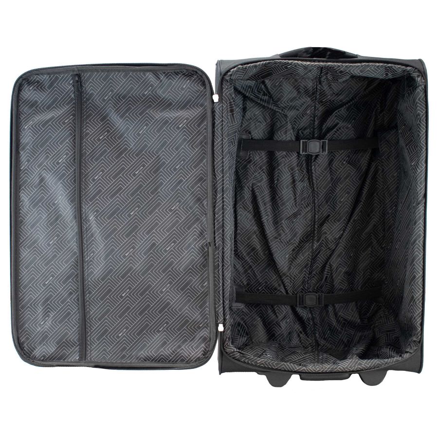 Чемодан большой Semi Line 28 дюймов (L) Polyester Black (T5601-4)