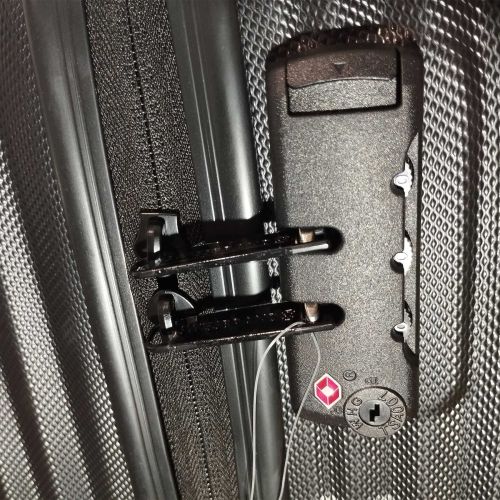 Чемодан Swissbrand Riga 2.0 (M) Black (SWB_LHRIG001M)