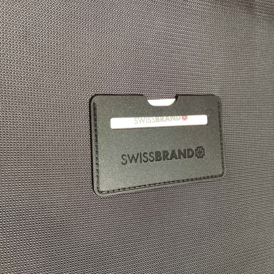 Чемодан средний Swissbrand Celtic (M) Polyester Dark Grey (SWB_LSCEL803M)