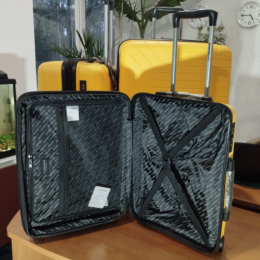 Чемодан Swissbrand Eden (L) Yellow (SWB_LHEDE002L)