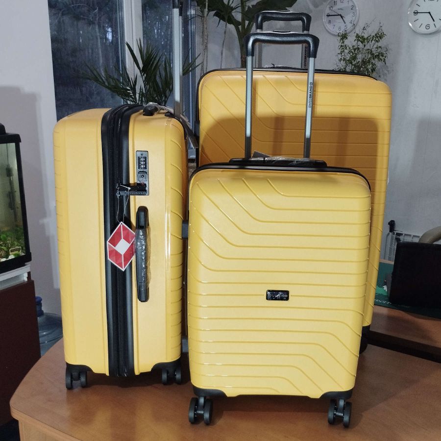 Чемодан Swissbrand Eden (L) Yellow (SWB_LHEDE002L)