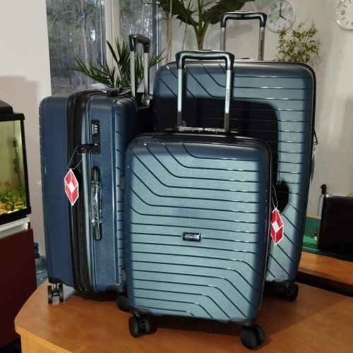 Чемодан Swissbrand Eden (M) Petrol Blue (SWB_LHEDE011M)