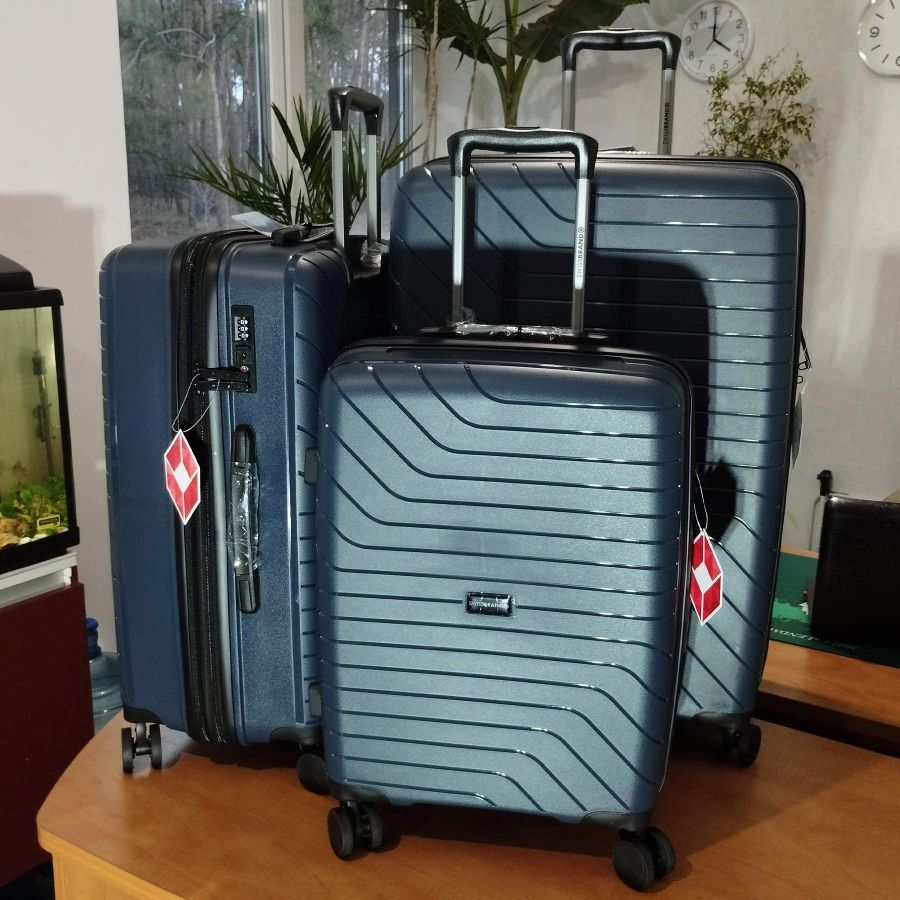 Чемодан Swissbrand Eden (M) Petrol Blue (SWB_LHEDE011M)