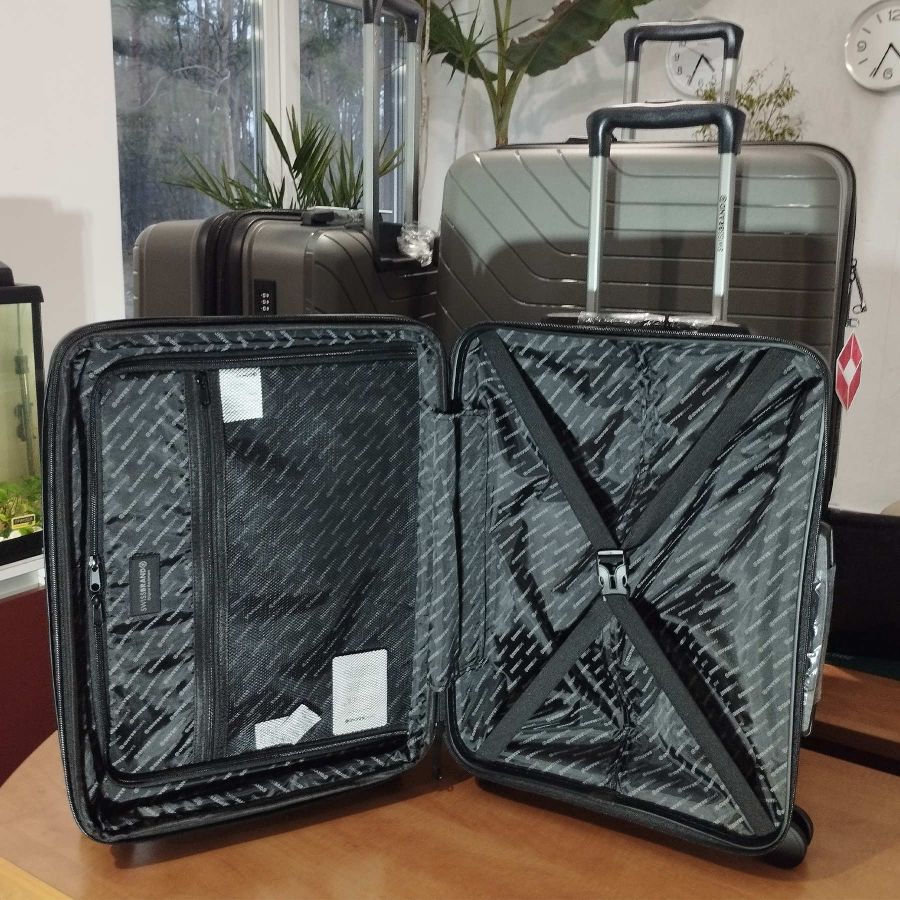 Чемодан Swissbrand Eden (S) Charcoal (SWB_LHEDE174S)