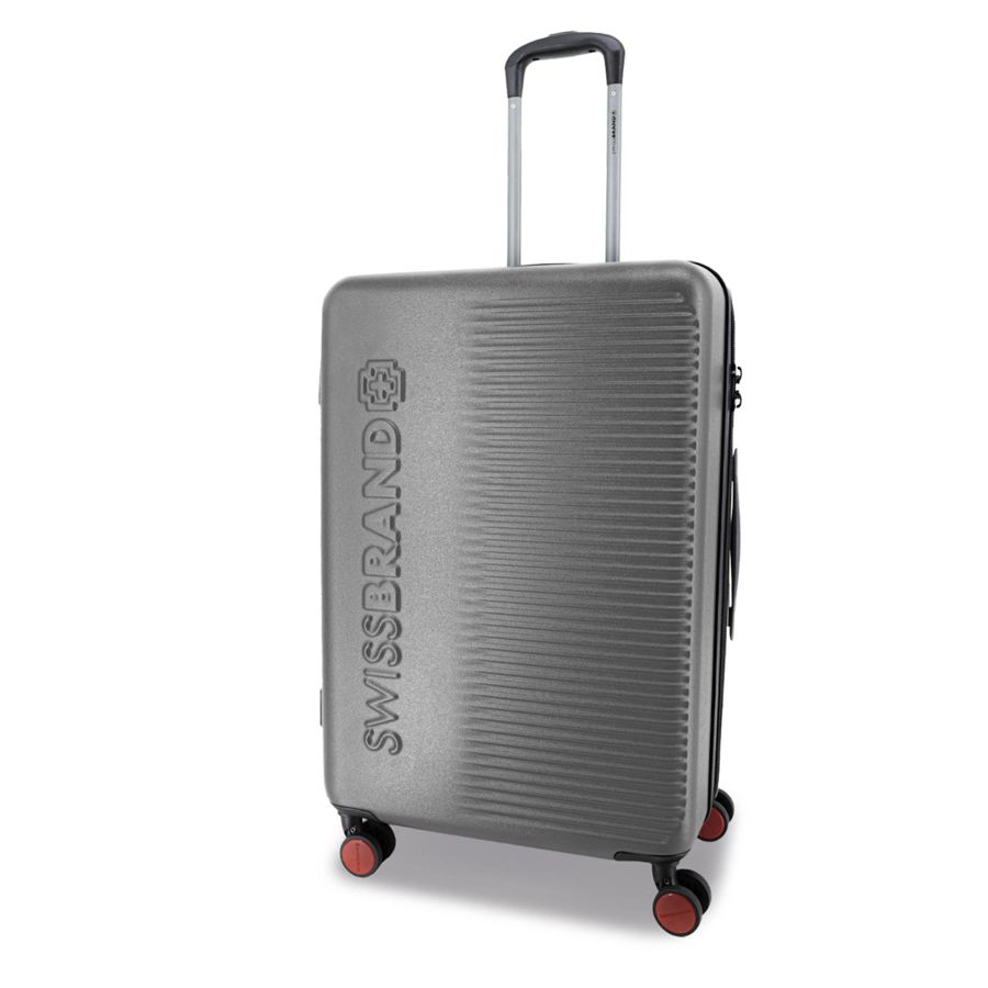 Чемодан маленький под ручную кладь Swissbrand Enstone (S) ABS-Plastic Grey (SWB_LHENS801S)